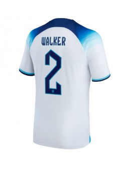 England Kyle Walker #2 Replika Hemmakläder VM 2022 Kortärmad